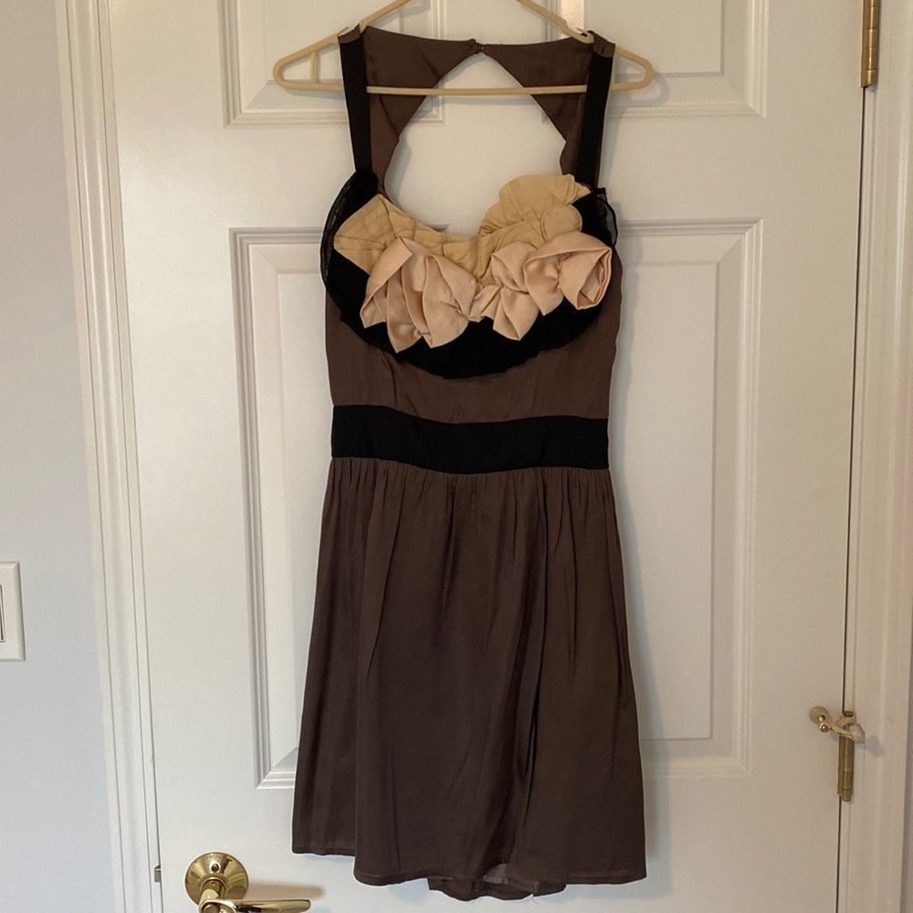 Esley Vintage Floral Front Embellished Vintage dress